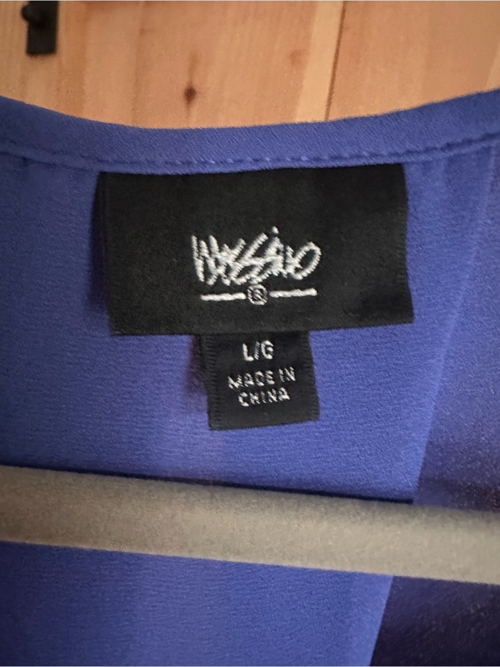 Mossimo Cobalt Blue Lace Shoulder Sleeveless Camisole - Picture 2 of 4